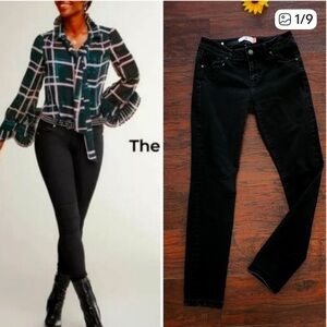 CABI BLACK SKINNY JEANS size 14